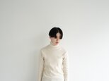 厚手フライスコットンタートルカットソー/fries cotton turtle cutsew/naturalの画像