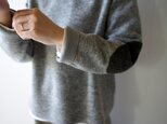 elbow patch knit/grayの画像