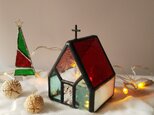 『Iglesia　Christmas』　　LED専用キャンドルホルダー　　ステンドグラスの画像
