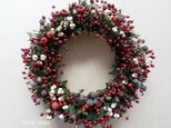 八ヶ岳〜ノイバラの実とナンキンハゼWreath201の画像