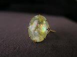 Ｋ18 Yellow Beryl　Iris Ring　2の画像