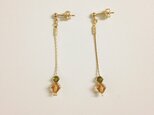 再販*スワロフスキー*ピアス*イヤリングの画像