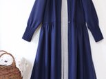 秋冬★ 圧縮ニットウール100%ロングワンピース★一枚限定の画像