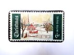 アメリカ1969年「クリスマス切手」ブローチ　29
