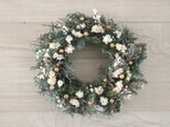 Snow White Christmas Wreath　の画像