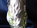 グリーンオーロラ（手づくりガラスのネックレス）の画像