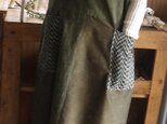 久留米絣サロペットスカートの画像