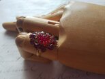 ヴィンテージ　Ruby／Ruby-Flower　指輪（12号）
