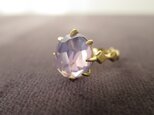 Ｋ18　Lavender Quartz Random hidome cut　Ring　の画像