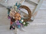 【s様へ】和wreath＊大瑠璃の画像