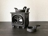 薪ストーブ型茶香炉オブジェ〔旅人の贈り物〕の画像