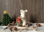 ネズミのクリスマス【リース】(2)の画像