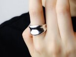 〈silver925〉Plump 逆甲丸 ring［Middle］ 2〜25号 シルバーリング 受注生産<LR002M>の画像