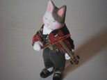 縮緬福猫　ヴァイオリン　その二の画像