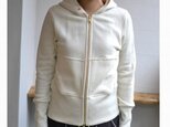 シルク起毛 zip parka size1 (blue)