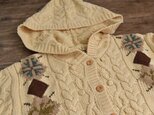 【受注製作】刺繍たっぷり　ウール・ セーター ニットHK09845の画像