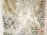 ウールスカーフ「wildflower-AW」の画像