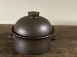 黒釉土鍋