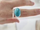 ペルーの不思議の玉子 ブルーオパール ringの画像