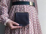 GAMAGUCHI ZIP WALLET NAVYの画像