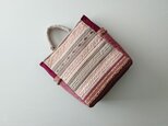 FRANCE RIBBON CORDUROY TOTE (縦型)