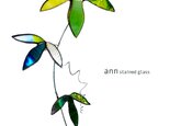 ステンドグラス　グリーン3RF210117-G