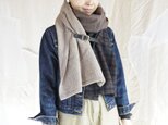 ●1点もの●three cloth leathrbelt stole(2020aw-c)