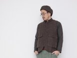 Reversible gentleman vest / 裏ブラウンの画像