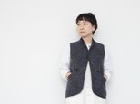 Ojisan vest  Women size / blueの画像