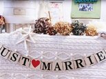 JUST　MARRIED ガーランド/バナーの画像