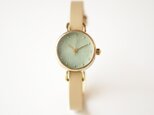 iroha 緑瑪瑙 真鍮シンプルケース（受注生産）| ハンドメイド腕時計の画像