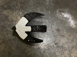 焦がし絵ブローチ　鳥　小の画像