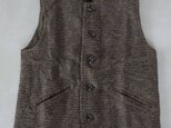 Ojisan vest  Women size / brの画像