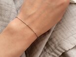 17cm 316L Simple metal bracelet サージカルステンレスブレスレットの画像