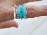 ペルーの不思議の玉子 ブルーオパール ringの画像