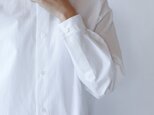 air tumbler cotton shirt/whiteの画像