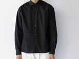 air tumbler cotton shirt/blackの画像