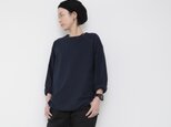 Genderless pullover shoulder button / NAVY / size Mの画像