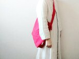 シンプルショルダーbag　あかの画像