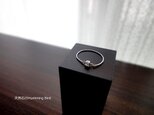 【受注生産】Graceful Ring◆キュービックジルコニア3ｍｍ◆Silver　ロープチェーンの画像