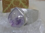 鉱物の表情＊amethyst 925 ring