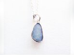 〚 gemstone 〛sv925 simple opal tablet pendantの画像