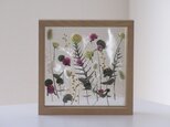 framed flower garden＊受注制作の画像