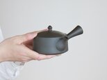 煎茶が美味しく飲める平型急須・愛知県常滑産・澤田朋大さん作・急須・平・190cc
