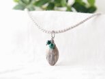 Silverleaf Pendant -green-