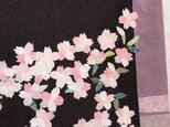 ヴィンテージ着物から桜タペストリー　懐かれての画像