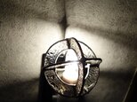 【☆惑星ランプ☆　サークル】フットランプ　コンセントランプ　おやすみランプ　昭和アンティークガラス使用の画像
