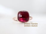 K10[framboise jamのgarnet]ringの画像