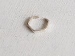 【再販】- Silver - Hexagonal Ear Cuffの画像