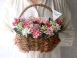 Flowerbasket Purple carnation -pink-の画像